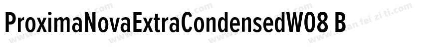 ProximaNovaExtraCondensedW08 Bd Reg字体转换